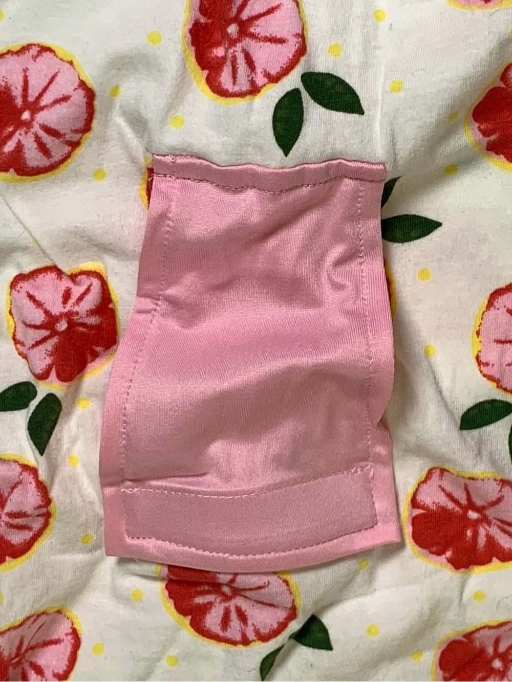 XL Dog Bodysuit Pink Citrus Print Cone Alternative Pet Shirt NWOT